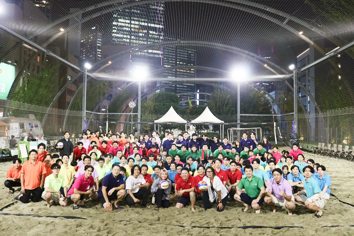 社内ビーチバレーボール大会を開催!